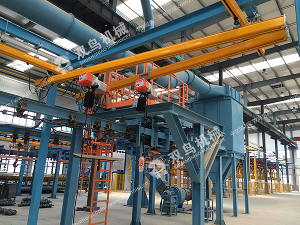 雙鳥(niǎo)成功案例-流水線(xiàn)上使用雙鳥(niǎo)電動(dòng)葫蘆